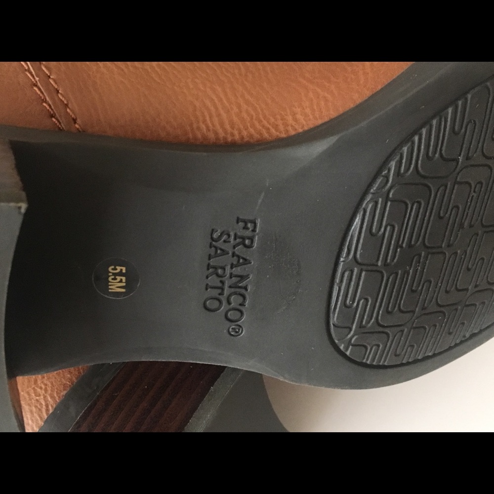 {Franco Sarto} Tall Chestnut Boots 5.5 - Picture 7 of 7